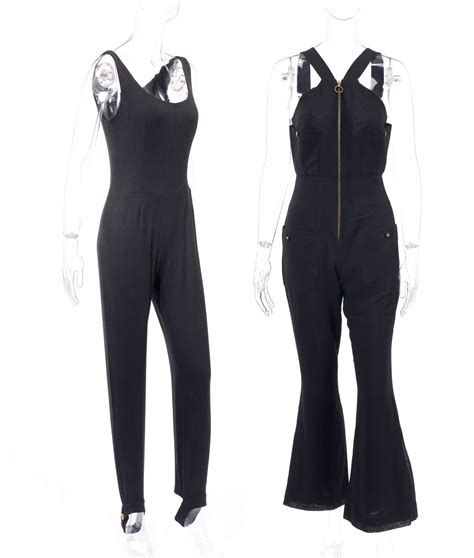 chanel jumpsuit grey